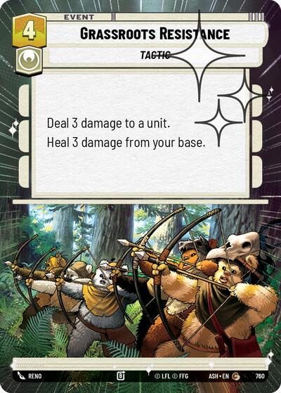 Grassroots Resistance (Hyperspace Foil) - Ashes of the Empire Star Wars spoiler