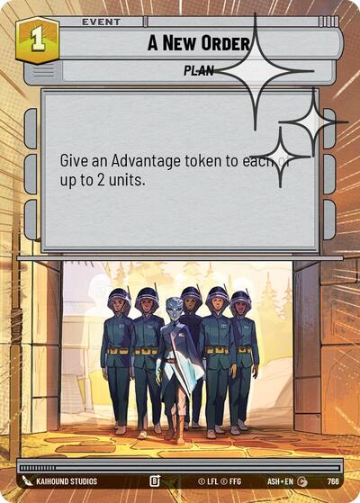 A New Order (Hyperspace Foil) - Ashes of the Empire Star Wars spoiler