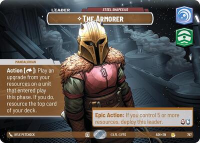 The Armorer - Steel Shapes Us (Showcase) - Ashes of the Empire Star Wars spoiler