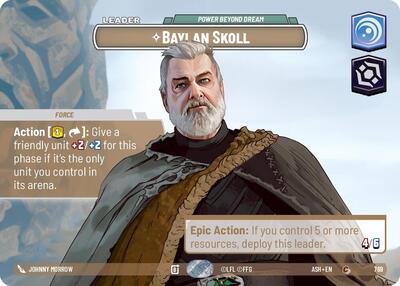 Baylan Skoll - Power Beyond Dream (Showcase) - Ashes of the Empire Star Wars spoiler