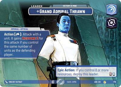 Grand Admiral Thrawn - Victory is Mine (Showcase) - Ashes of the Empire Star Wars spoiler