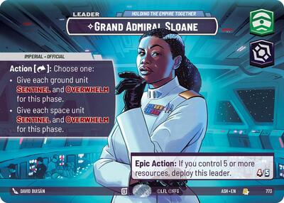 Grand Admiral Sloane - Holding the Empire Together (Showcase) - Ashes of the Empire Star Wars spoiler