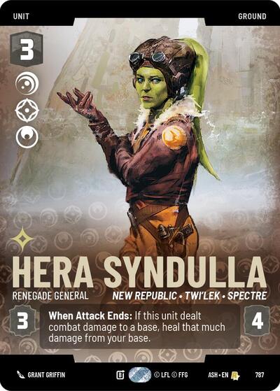 Hera Syndulla - Renegade General (Prestige) - Ashes of the Empire Star Wars spoiler