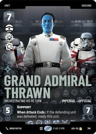 Grand Admiral Thrawn - Orchestrating His Return (Prestige) - Ashes of the Empire Star Wars spoiler