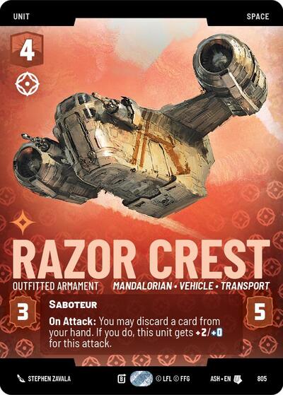 Razor Crest - Outfitted Armament (Prestige) - Ashes of the Empire Star Wars spoiler