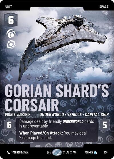 Gorian Shard's Corsair - Pirate Warship (Prestige) - Ashes of the Empire Star Wars spoiler