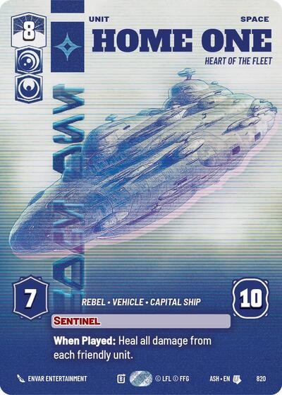 Home One - Heart of the Fleet (Prestige) - Ashes of the Empire Star Wars spoiler