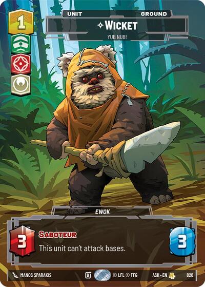 Wicket - Yub Nub! (Prestige) - Ashes of the Empire Star Wars spoiler