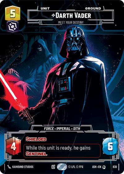 Darth Vader - Meet Your Destiny (Prestige) - Ashes of the Empire Star Wars spoiler