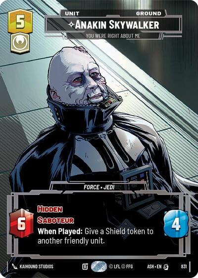 Anakin Skywalker - You Were Right About Me (Prestige) - Ashes of the Empire Star Wars spoiler