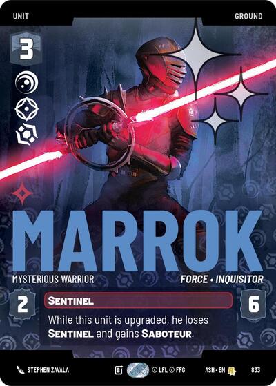 Marrok - Mysterious Warrior (Prestige Foil) - Ashes of the Empire Star Wars spoiler