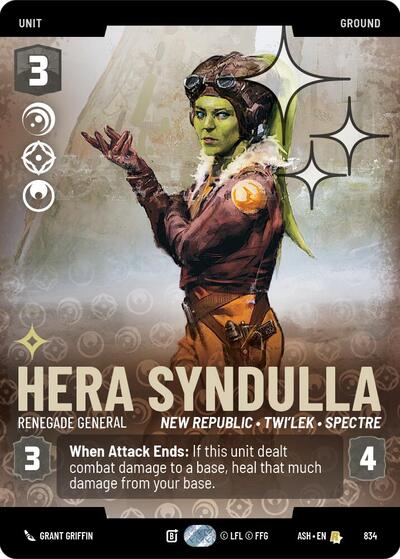 Hera Syndulla - Renegade General (Prestige Foil) - Ashes of the Empire Star Wars spoiler