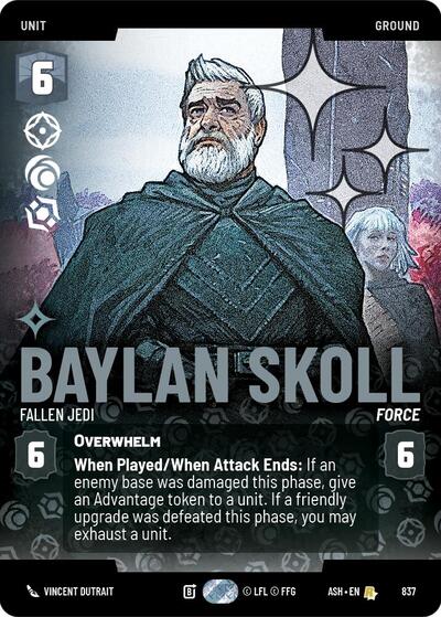 Baylan Skoll - Fallen Jedi (Prestige Foil) - Ashes of the Empire Star Wars spoiler