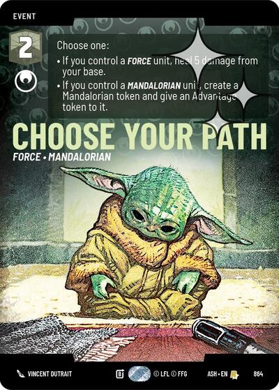 Choose Your Path (Prestige Foil) - Ashes of the Empire Star Wars spoiler