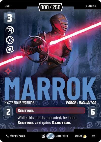 Marrok - Mysterious Warrior (Serialized) - Ashes of the Empire Star Wars spoiler