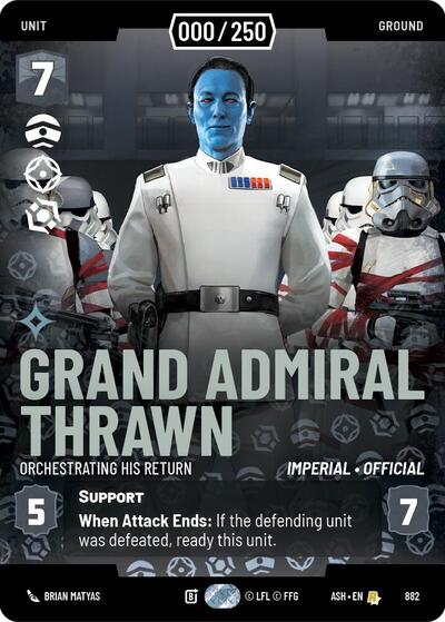 Grand Admiral Thrawn - Orchestrating His Return (Serialized) - Ashes of the Empire Star Wars spoiler