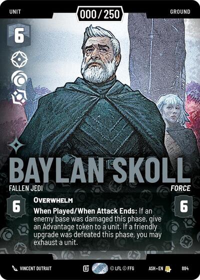 Baylan Skoll - Fallen Jedi (Serialized) - Ashes of the Empire Star Wars spoiler