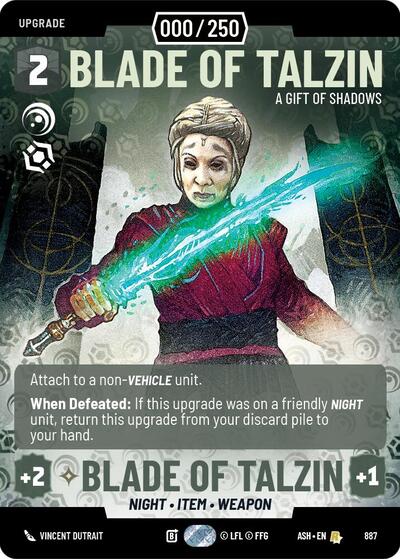 Blade of Talzin - A Gift of Shadows (Serialized) - Ashes of the Empire Star Wars spoiler