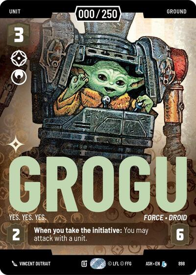 Grogu - Yes. Yes. Yes. (Serialized) - Ashes of the Empire Star Wars spoiler