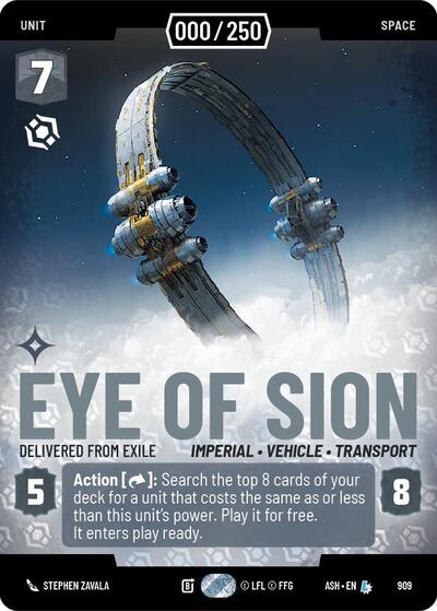 Eye of Sion - Delivered from Exile (Serialized) - Ashes of the Empire Star Wars spoiler