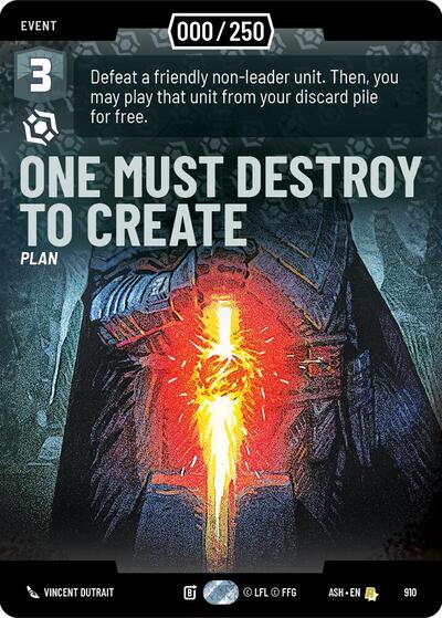 One Must Destroy to Create (Serialized) - Ashes of the Empire Star Wars spoiler