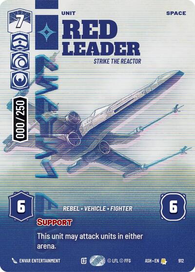 Red Leader - Strike the Reactor (Serialized) - Ashes of the Empire Star Wars spoiler