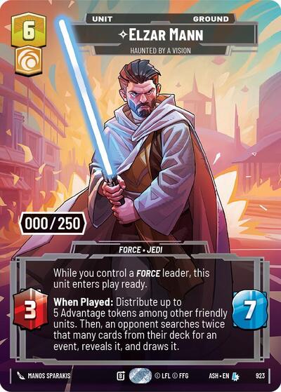 Elzar Mann - Haunted by a Vision (Serialized) - Ashes of the Empire Star Wars spoiler