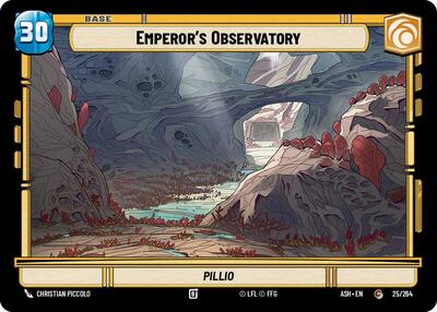 Emperor's Observatory // Advantage - Ashes of the Empire Star Wars spoiler