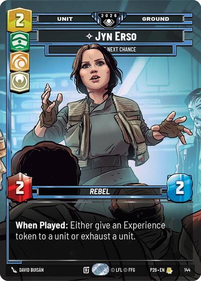 Jyn Erso - Take the Next Chance (Prize Wall)
