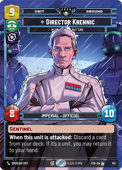 Director Krennic - I Lose Nothing But Time (Prize Wall)