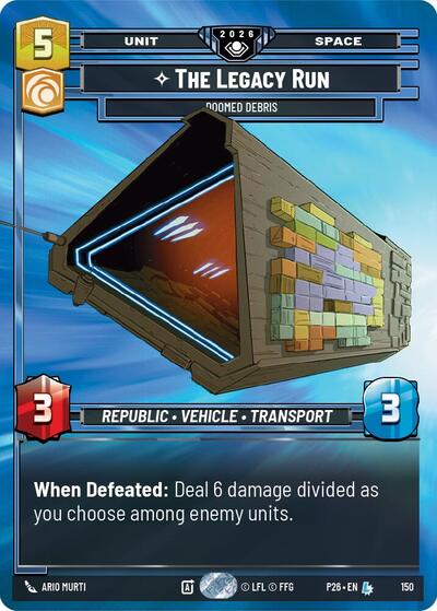 The Legacy Run - Doomed Debris (Prize Wall)