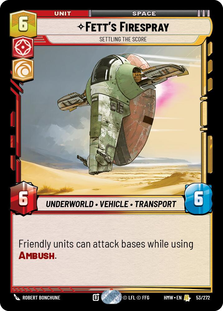 Fett's Firespray - Settling the Score