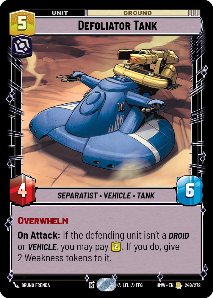 Defoliator Tank
