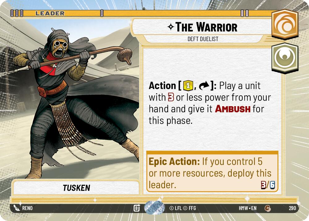 The Warrior - Deft Duelist (Hyperspace)