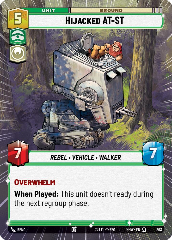 Hijacked AT-ST (Hyperspace)