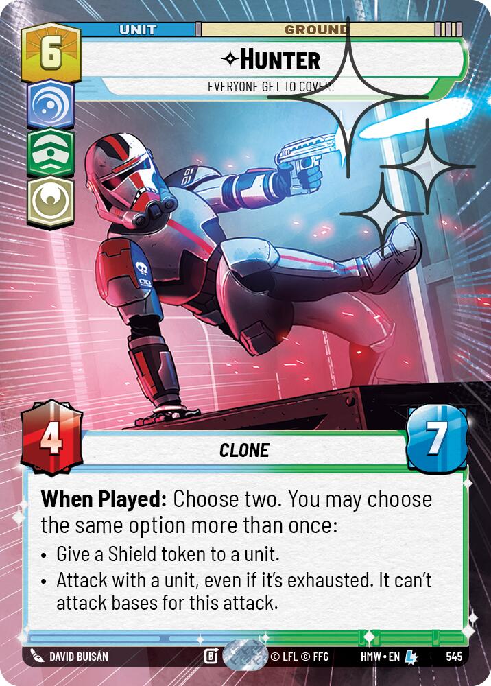 Hunter - Everyone Get to Cover! (Hyperspace Foil)