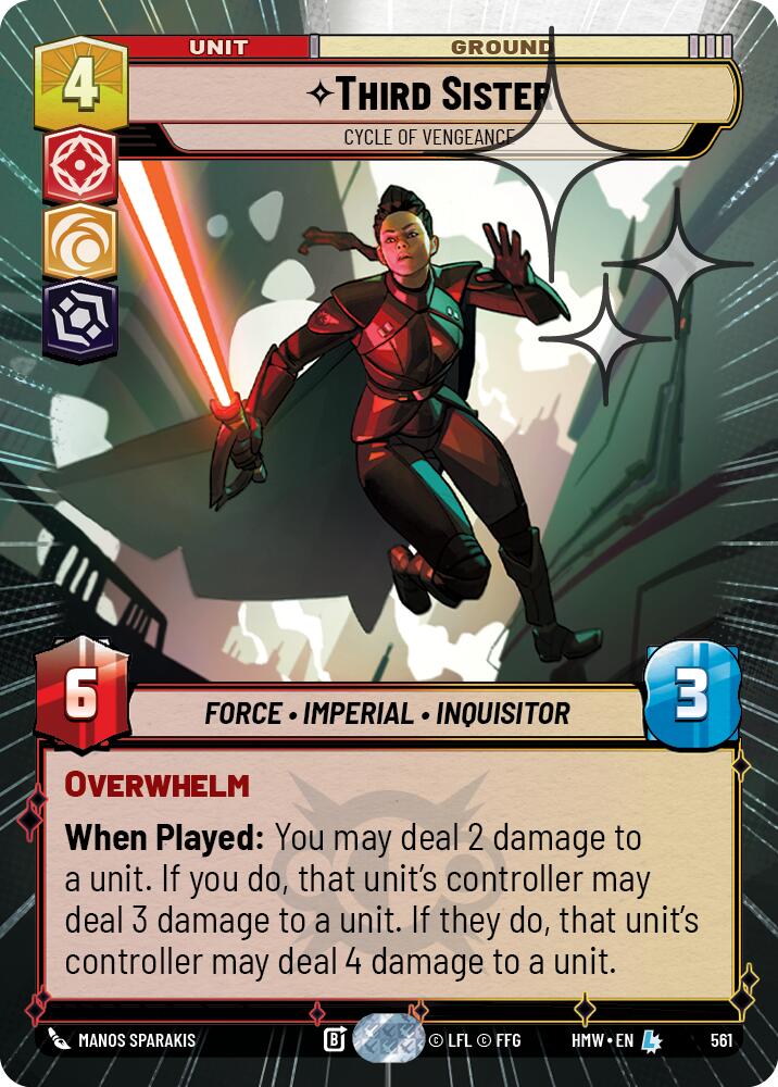 Third Sister - Cycle of Vengeance (Hyperspace Foil)