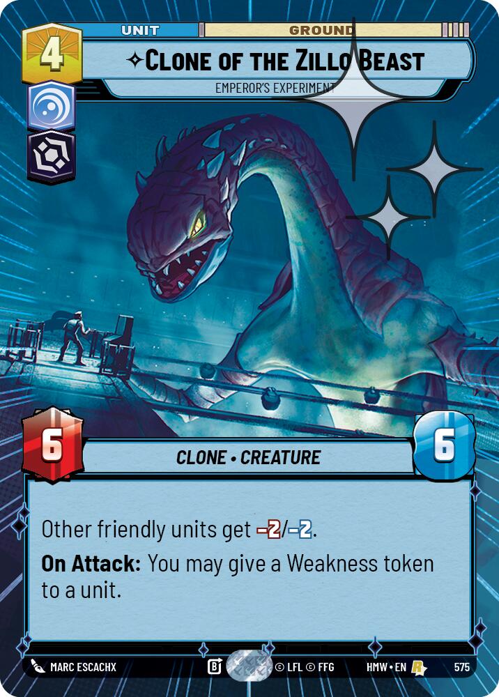 Clone of the Zillo Beast - Emperor's Experiment (Hyperspace Foil)