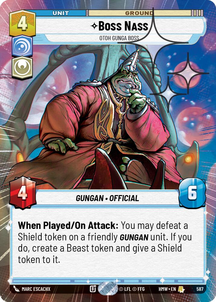 Boss Nass - Otoh Gunga Boss (Hyperspace Foil)