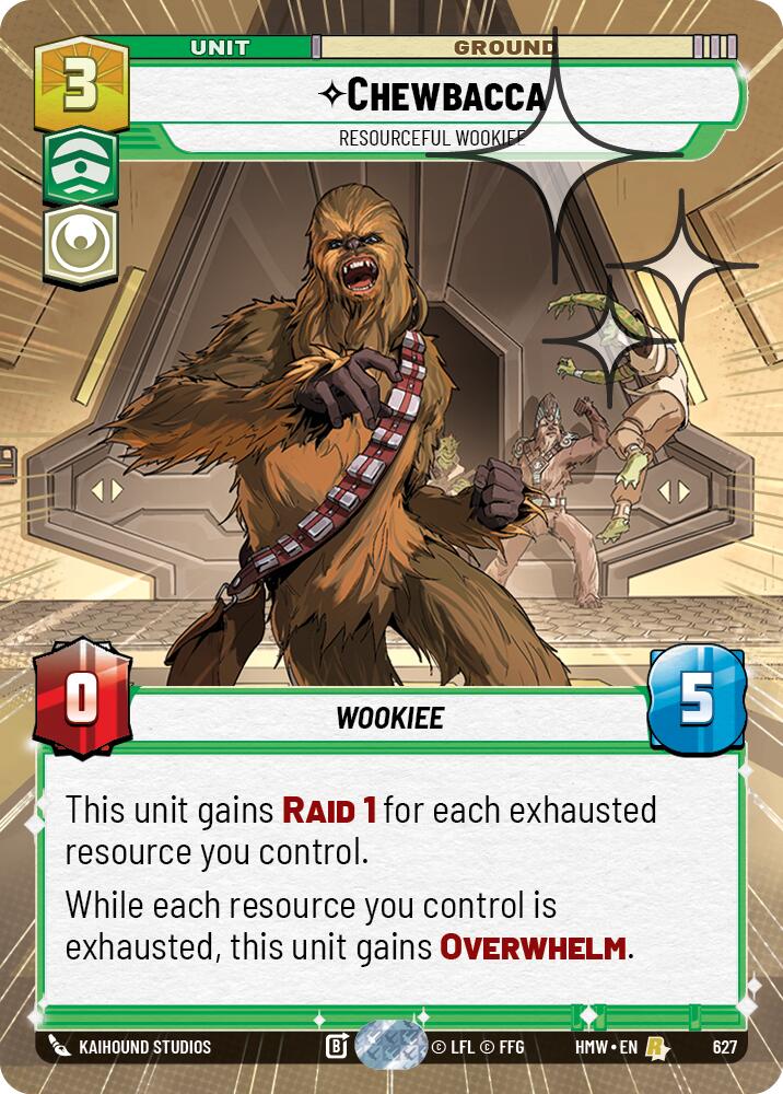 Chewbacca - Resourceful Wookiee (Hyperspace Foil)