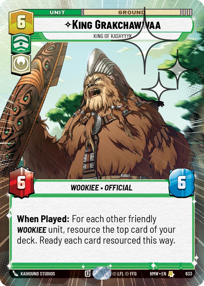 King Grakchawwaa - King of Kashyyyk (Hyperspace Foil)