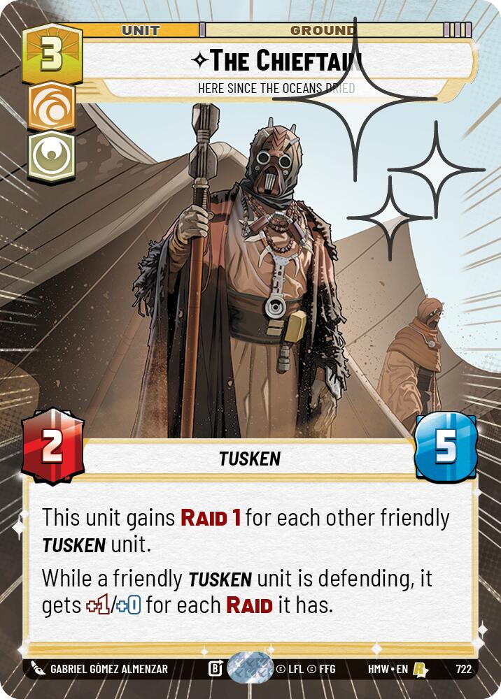 The Chieftain - Here Since the Oceans Dried (Hyperspace Foil)