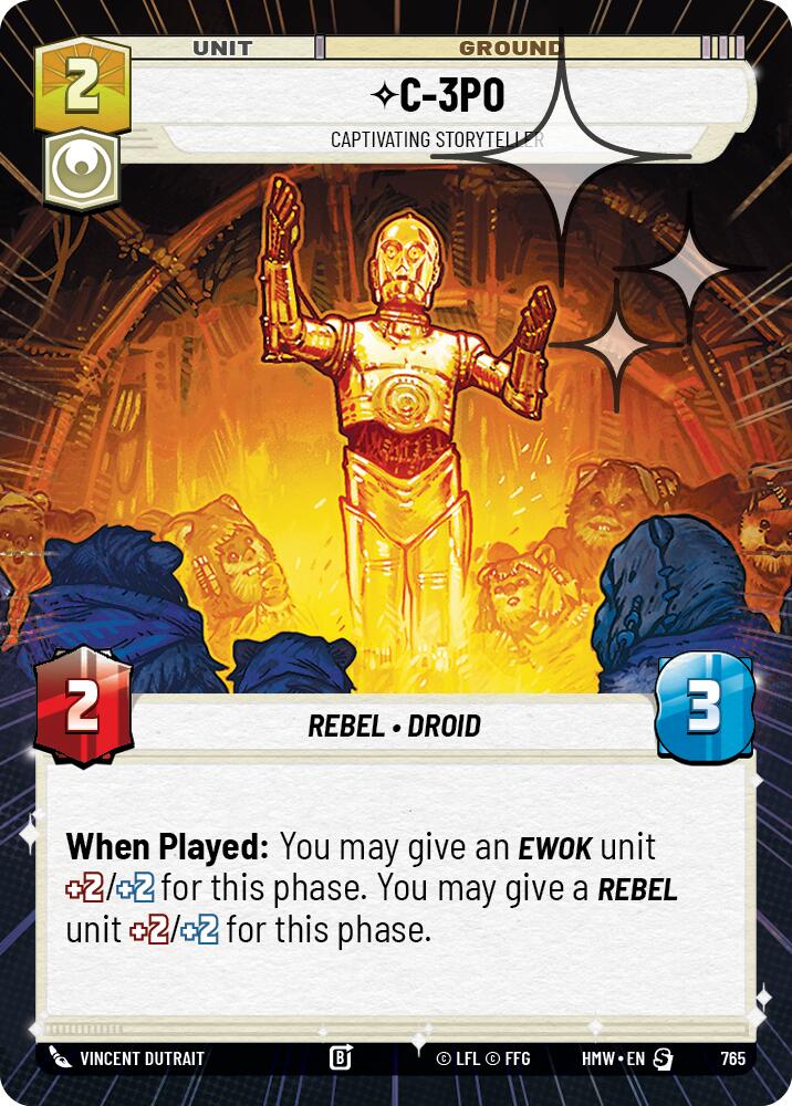 C-3PO - Captivating Storyteller (Hyperspace Foil)
