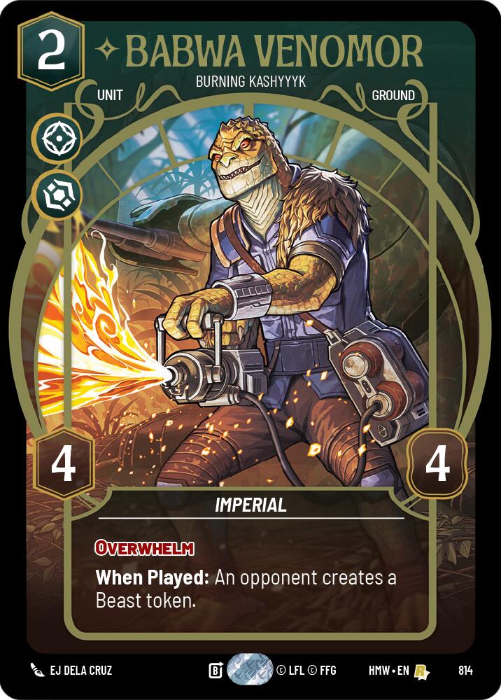 Babwa Venomor - Burning Kashyyyk (Prestige)