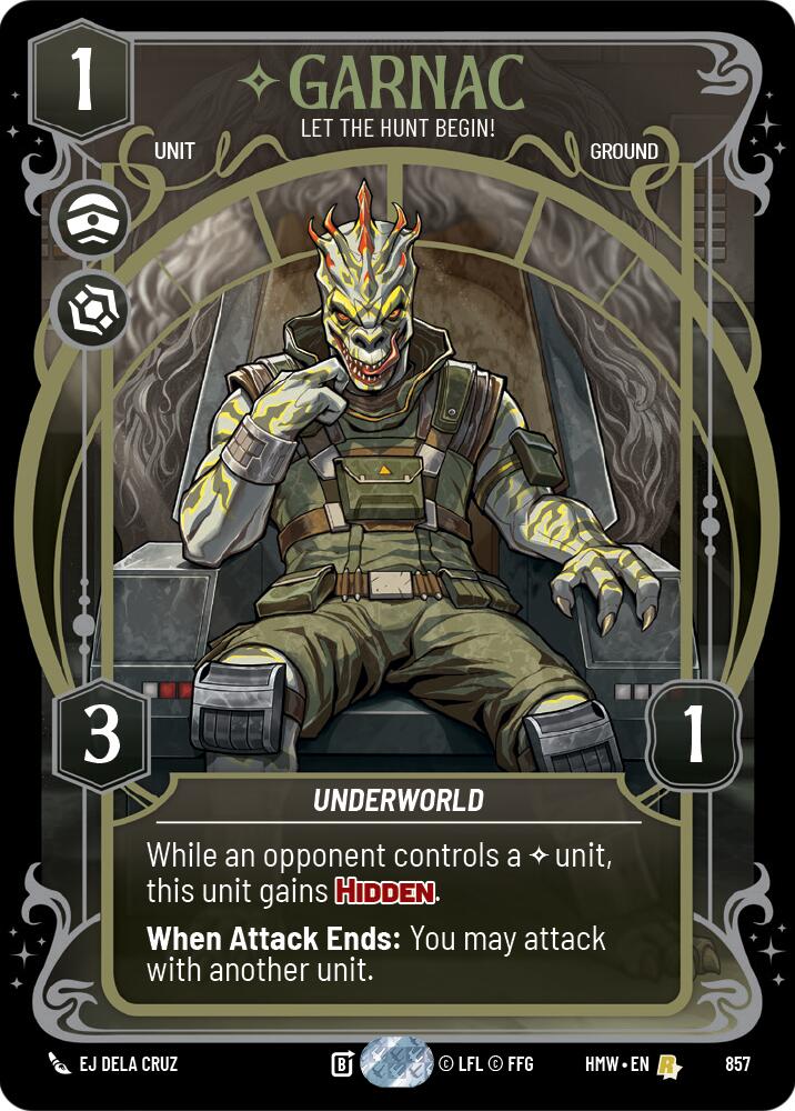 Garnac - Let the Hunt Begin! (Prestige Foil)