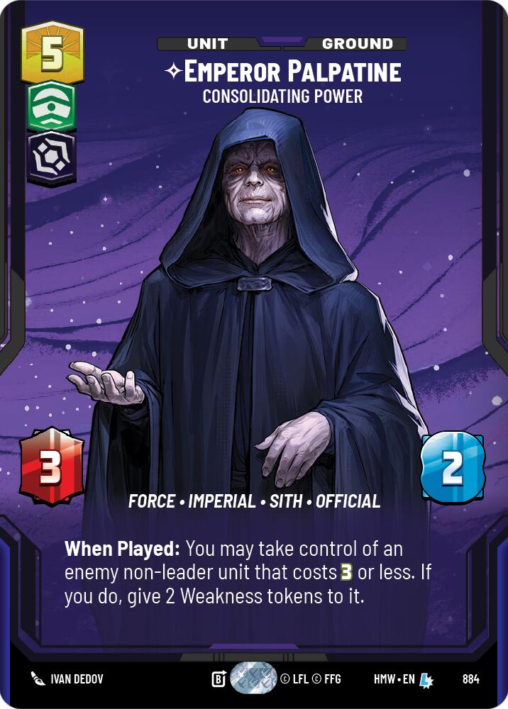 Emperor Palpatine - Consolidating Power (Prestige Foil)