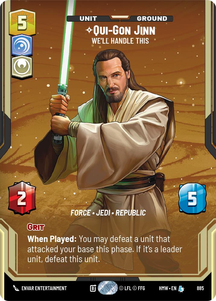 Qui-Gon Jinn - We'll Handle This (Prestige Foil)