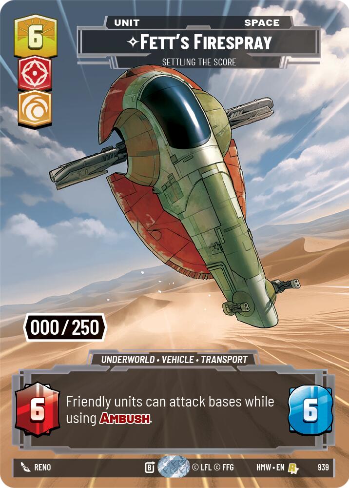 Fett's Firespray - Settling the Score (Serialized)