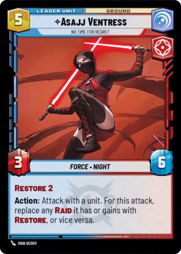 Asajj Ventress, No Time For Regret - Homeworlds Star Wars spoiler