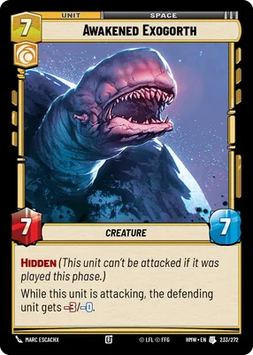Awakened Exogorth - Homeworlds Star Wars spoiler